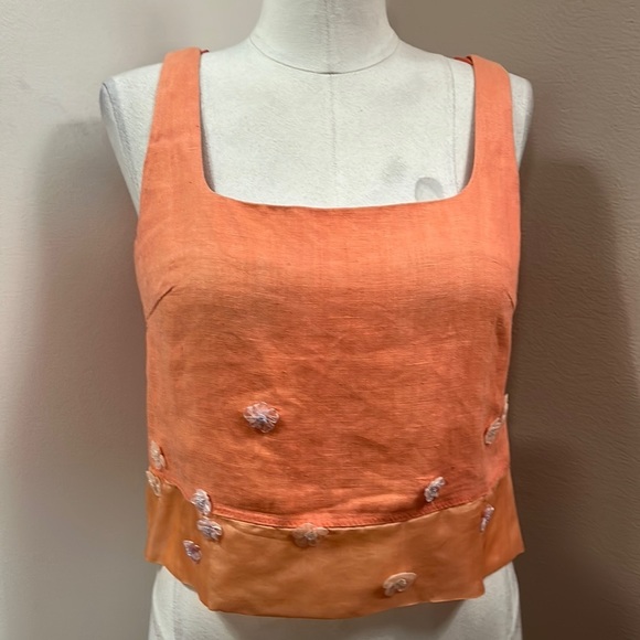 Muse Light Orange Top and Pants Set size 4P - Picture 1 of 11